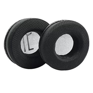Imagem de TECKEEN Almofadas de substituição L+R Gaming Ear Pads Pano de malha + Capa de almofada de espuma viscoelástica para fone de ouvido Plantronics RIG 400HX
