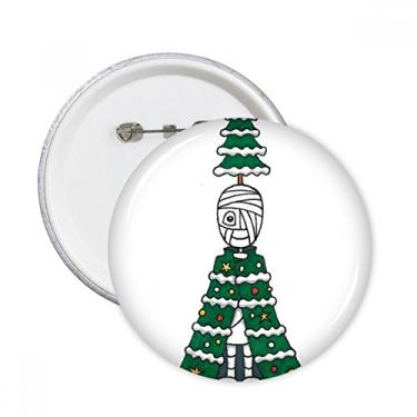 Imagem de Egito múmia Hórus mas árvore manto pinos redondos crachá botão decoração acessório 5 peças