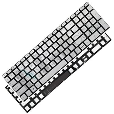 Imagem de Teclado para HP 17-BY1033DX 15-DW1024WM Layout PO Com Led