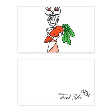 Imagem de Egypt Mummy Horus Rabbits Hat Thank You Card Birthday Paper Greeting Wedding Repreciation