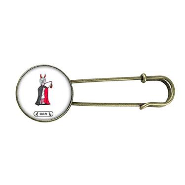 Imagem de Clipe de broche de metal retrô de vampiro Hórus do Egito Mamãe Halloween