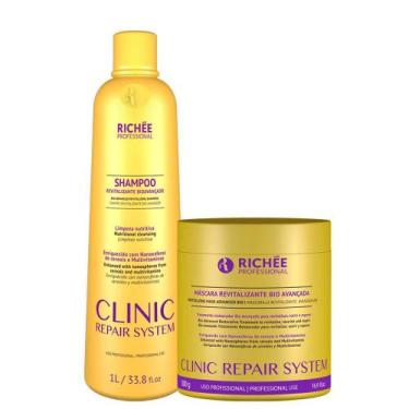 Imagem de Richée Clinic Repair System Shampoo 1 Litro + Máscara 500G - Richee Pr