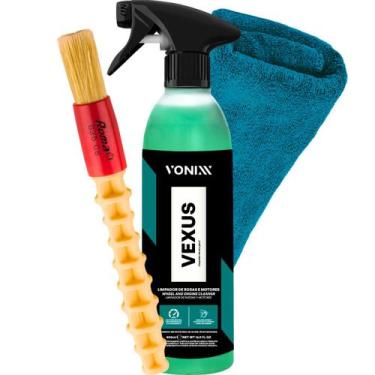 Imagem de Vexus Vonixx Limpador Limpa Rodas E Motor Pincel Pano