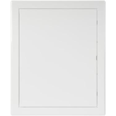 Imagem de Repa Market Painel de acesso 20 x 25 cm/aço com revestimento de polímero branco/drywall teto e porta de acesso de parede para encanamento, elétrico, sistema de alarme/escotilha utilitária de serviço