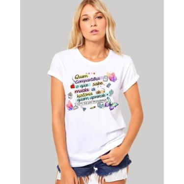 Imagem de Camiseta Adulto e Infantil Feliz Dia dos Professores - Balisarts, Cami