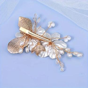 Imagem de Grinalda Cabelo De Noiva Arranjo Acessório Enfeite Pente A19 - Milly -