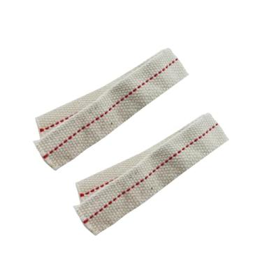 Imagem de SQXBK 2 peças de lâmpada de óleo de acampamento ao ar livre pavio algodão 23 mm pavio plano acessórios para lâmpada de parafina lâmpadas de óleo combustível