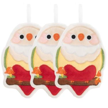 Imagem de Conjunto de 3 toalhas de mão de papagaio para banheiro: presentes para crianças, adolescentes, amantes de papagaios, toalhas de cozinha com padrão fofo, secando suas mãos, almofadas - papagaio toalhas