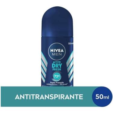 Imagem de Desodorante Roll On Masculino Active Dry 50ml Nivea Men