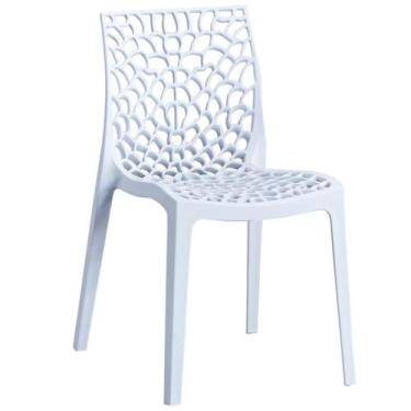 Imagem de Cadeira Gruvyer em Polipropileno - Tatu Bola Móveis, Branco