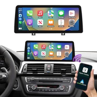 Imagem de ninetom 12.3" Touchscreen Wireless Carplay Android Auto Multimídia Receptor De Rádio Automotivo Compatível Com Bmw Série 3/4 Sistema Nbt, F30/F31/F32/F33/F34/F35/F36 (2013-2016)