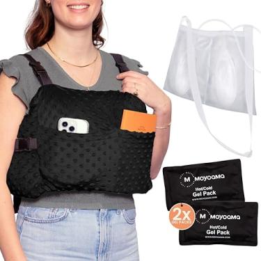 Imagem de MOYOAMA Travesseiro pós-mastectomia – Travesseiro pós-cirurgia para carro, pacientes com redução e aumento de mama, travesseiro de mama após cirurgia cardíaca, essencial para recuperação de