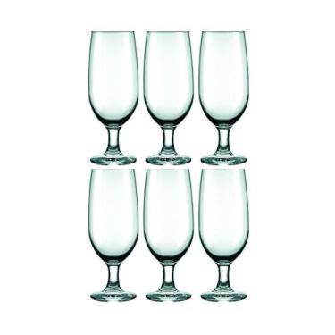 Imagem de Conjunto De Taças De Vidro Para Cerveja 6 Peças 300Ml 7732 - Nadir Fig