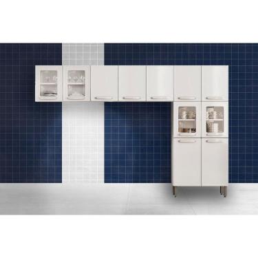 Imagem de Cozinha Modulada Bertolini Evidence 3 Peças (2aéreos+1paneleiro) Cpt55 Branco-bertolini