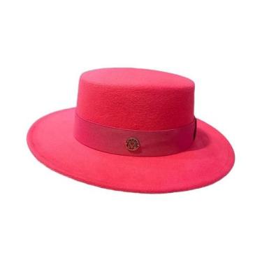 Imagem de Chapéus Fedora Elegantes Femininos Com Laço, Chapéus Panamá Para Vesti