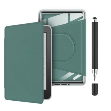 Imagem de Akacy Capa fina e leve com rotação de 360 graus para Kindle Paperwhite 6.0 (Geração 2022/2024, números de modelo C2V2L3 e RS23CV), capa à prova d'água Wake/Sleep (3)