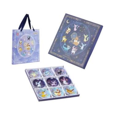 Imagem de Conjunto De Pratos De Cerâmica Eevee 9 Peças Louça De Porcelana Temáti