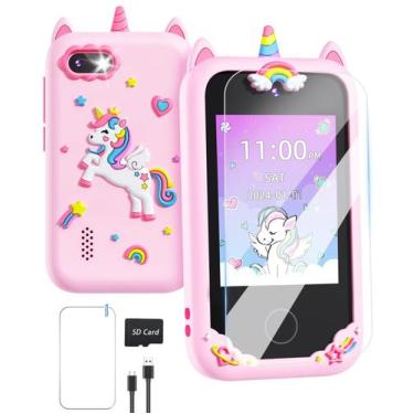 Imagem de Smartphone infantil Gothwick com câmera de 6 a 8 anos com cartão SD de