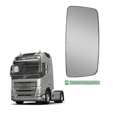 Imagem de Base c Vidro Retrovisor p Volvo FH 2010 /2014 c Desembaçador - Fabbof