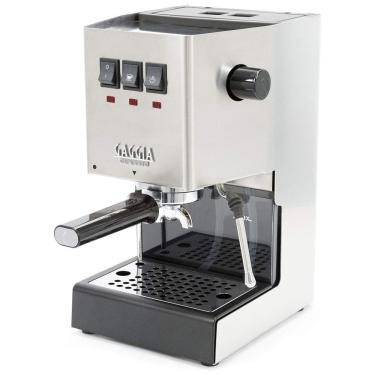 Imagem de Máquina de Café Expresso com Bocal de Leite e Porta-Filtro em Aço Inoxidável de 58mm, 110V 1200W, Gaggia RI9380/46 Classic Evo Pro, Prata