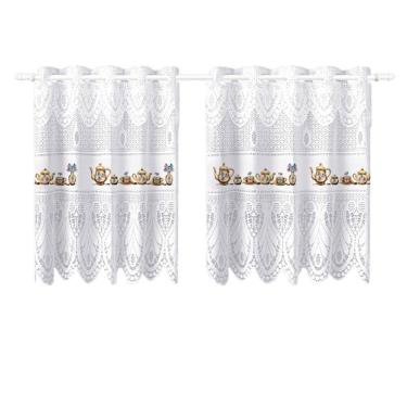 Imagem de Cortina Pia/Vitro Bando Passione Renda Cozinha1,60X0,75X0,20