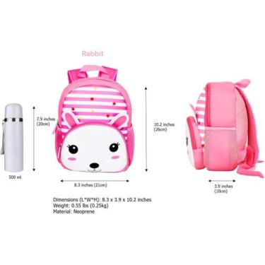 Imagem de Mochila infantil, mochila pré-escolar impermeável, ca 3D cute - HUOGUO
