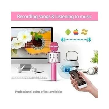 Imagem de Microfone de karaokê com alto-falante Bluetooth - Lightbek Official St