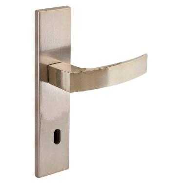 Imagem de Fechadura Interna Espelho 55cm Latonado Quadratta Curva Aliança