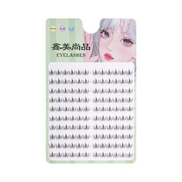 Imagem de Cílios Postiços Individuais Curtos, Sem Necessidade De Cola, Grupos De