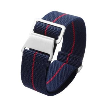 Imagem de Pulseira De Relógio De Nylon Elástico De 18mm 20mm 22mm Para Seiko Tud