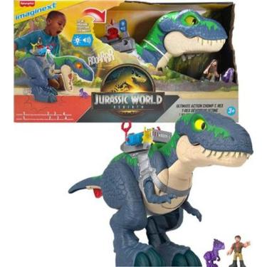 Imagem de Imaginext Jurassic World Rebirth T-REX 40 Cm Mattel - JGR40