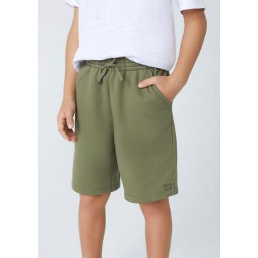 Imagem de Bermuda Básica Infantil Menino Em Moletom - Hering, 012