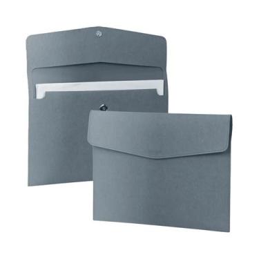 Imagem de Pasta Organizadora Portátil Expansível A4 Em PU Durável Com Bolsos - N