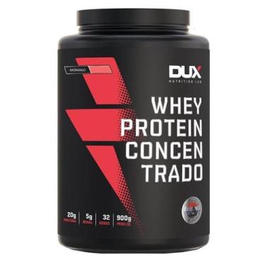 Imagem de Whey Protein Concentrado - 900g - Morango - Dux Nutrition, Morango, 90