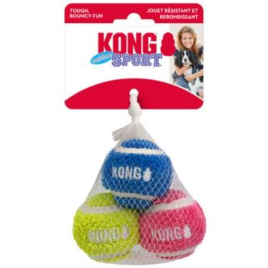 Imagem de Brinquedo Kong Sport Softies Balls Pack 3 Bolas Para Cachorro Pequeno