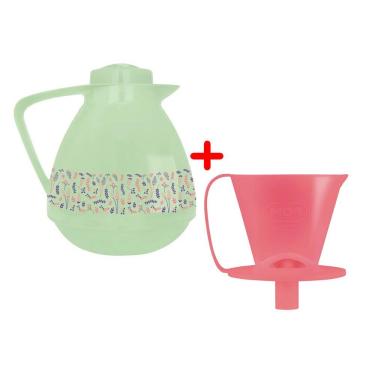 Imagem de Bule Térmico Amore Decorado + Coador 102