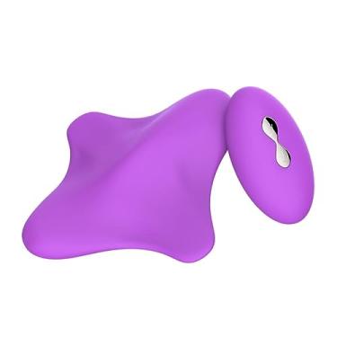 Imagem de Vibrador Feminino Estimulador de Clitóris de Controle Remoto Brinquedos Sexuais 10 Frequências Sexuais (Roxo)