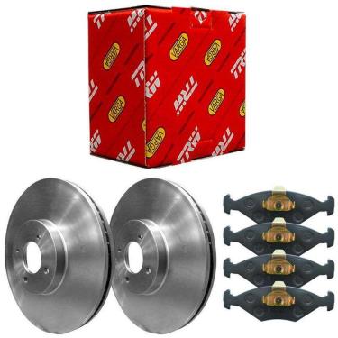 Imagem de Kit Pastilha Disco Freio Doblo 1.8 09/15 Dianteira Ventilado