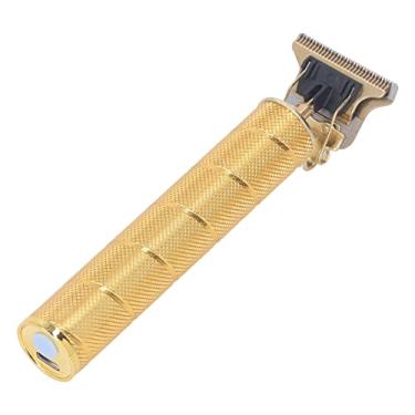 Imagem de Máquina de Cortar Cabelo, Não Desliza Grande Máquina de Cortar Cabelo Profissional Poderosa para Viagens (Fio Dourado)