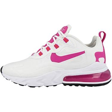 Imagem de T nis feminino Nike Air Max 270 React casual, Black/Metallic Silver-metallic Gold, 5.5