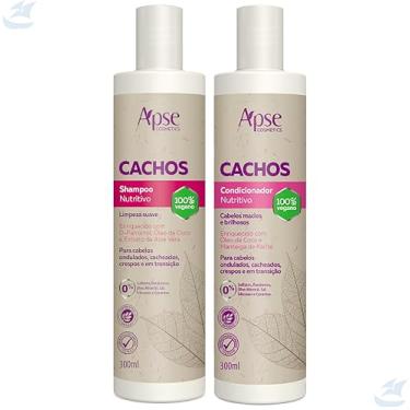 Imagem de Kit Apse Cachos Shampoo 300ml e Condicionador 300ml Controle de Frizz Definição de Cachos