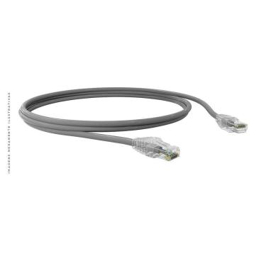 Imagem de Patch Cord U/UTP SohoPlus CAT.5E, CMX, T568A/B, 1.5M, Cinza