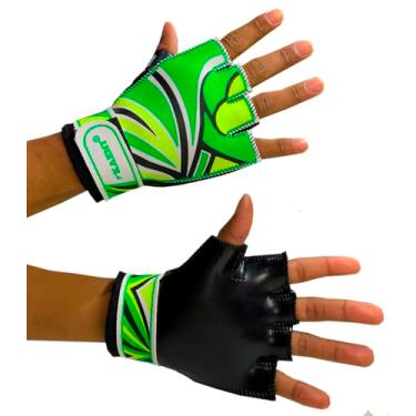 Imagem de Luva Futsal Infantil (Verde/Amarelo, M)