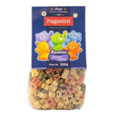 Imagem de Macarrão PAGANINI Ursinhos Tricolor Bambin 300g