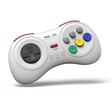 Imagem de Nargos 8BitDo M30 Bluetooth Gamepad for The Original Sega Genesis and Mega Drive (Bluetooth Version-White)
