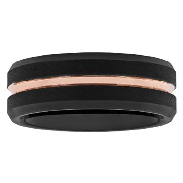 Imagem de Aliança de casamento masculina de carboneto de tântalo da Steel Nation – Escolha de cores e estilos, Metal, não conhecido