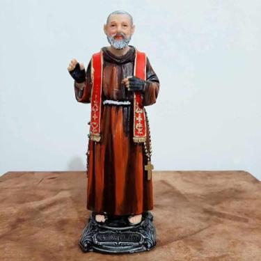 Imagem de Imagem de São Padre Pio em Resina - 20 cm
