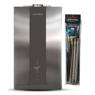 Imagem de Aquecedor De Água Komeco Ko 21 Di Home 21 Litros Inox Gás Glp Com Kit