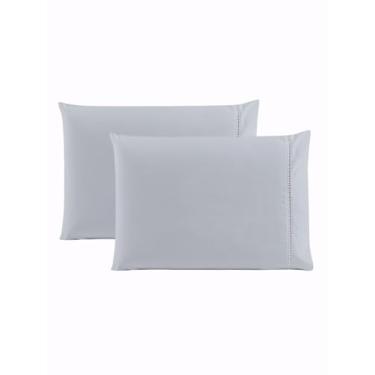 Imagem de Fronha Algodão AVULSA Percal 200 FIOS AVULSAS COM PONTO PALITO - KIT 2 FRONHAS - KIT 4 FRONHAS - KIT 6 FRONHAS - KIT 10 FRONHAS (CINZA, KIT 6 FRONHAS)