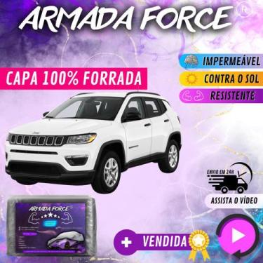 Imagem de Capa Cobrir Carro JEEP COMPASS 100% Forrada Armada Force 100% Impermeá